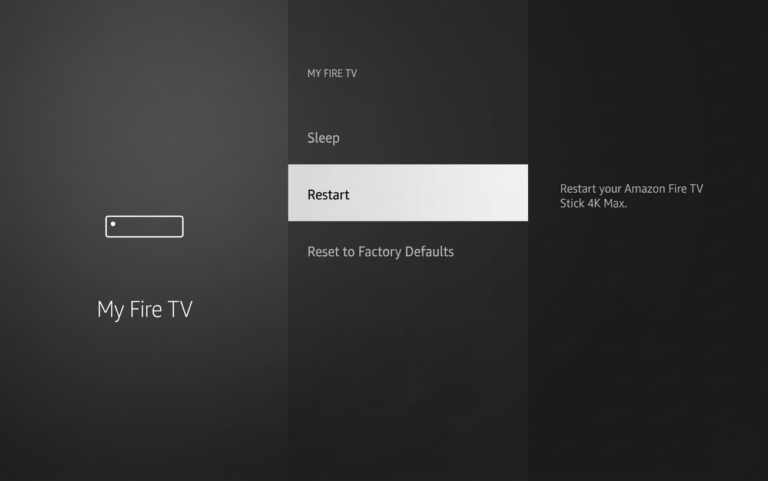 How to Restart Firestick