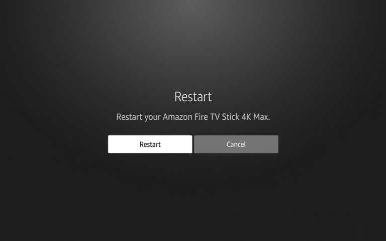 How to Restart Firestick