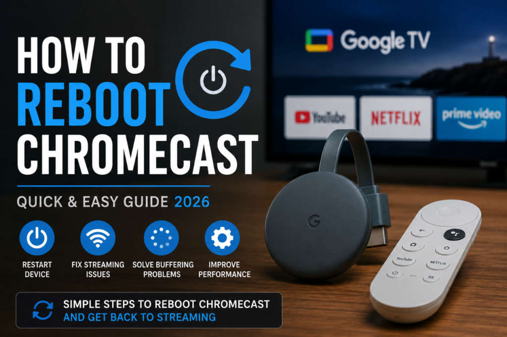 how to reboot chromecast